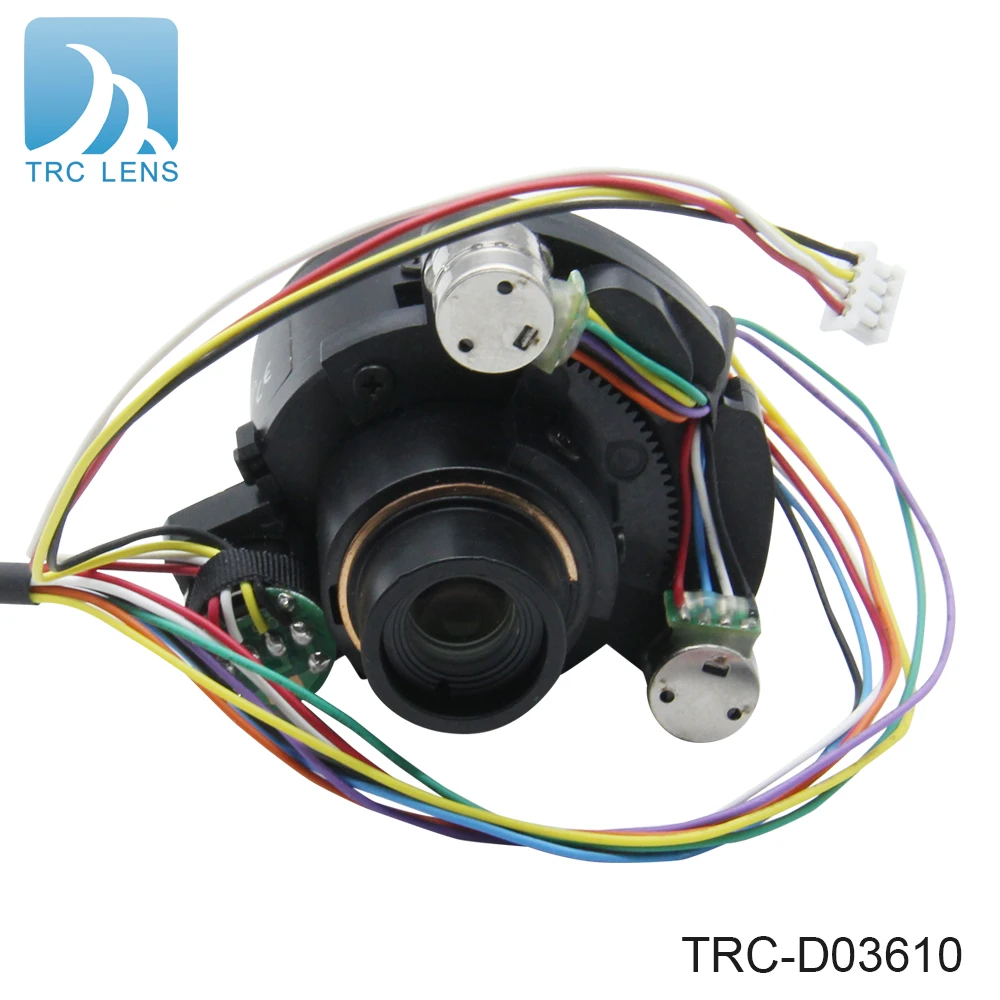 Объектив камеры видеонаблюдения 6MP 3,6-10 мм с моторизованным зумом и двойным двигателем