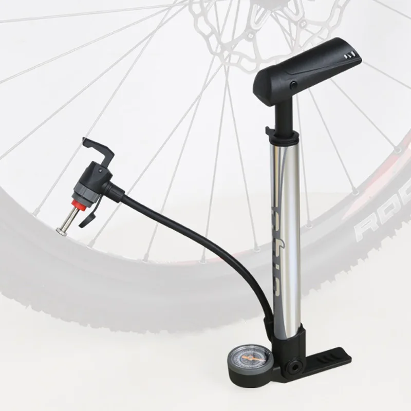 120 PSI GIYO Bike Air Pump with Pressure Gauge Mini Portable Bicycle Tire Pump fits Presta Schrader Dunlop Valve MTB Bike Pump