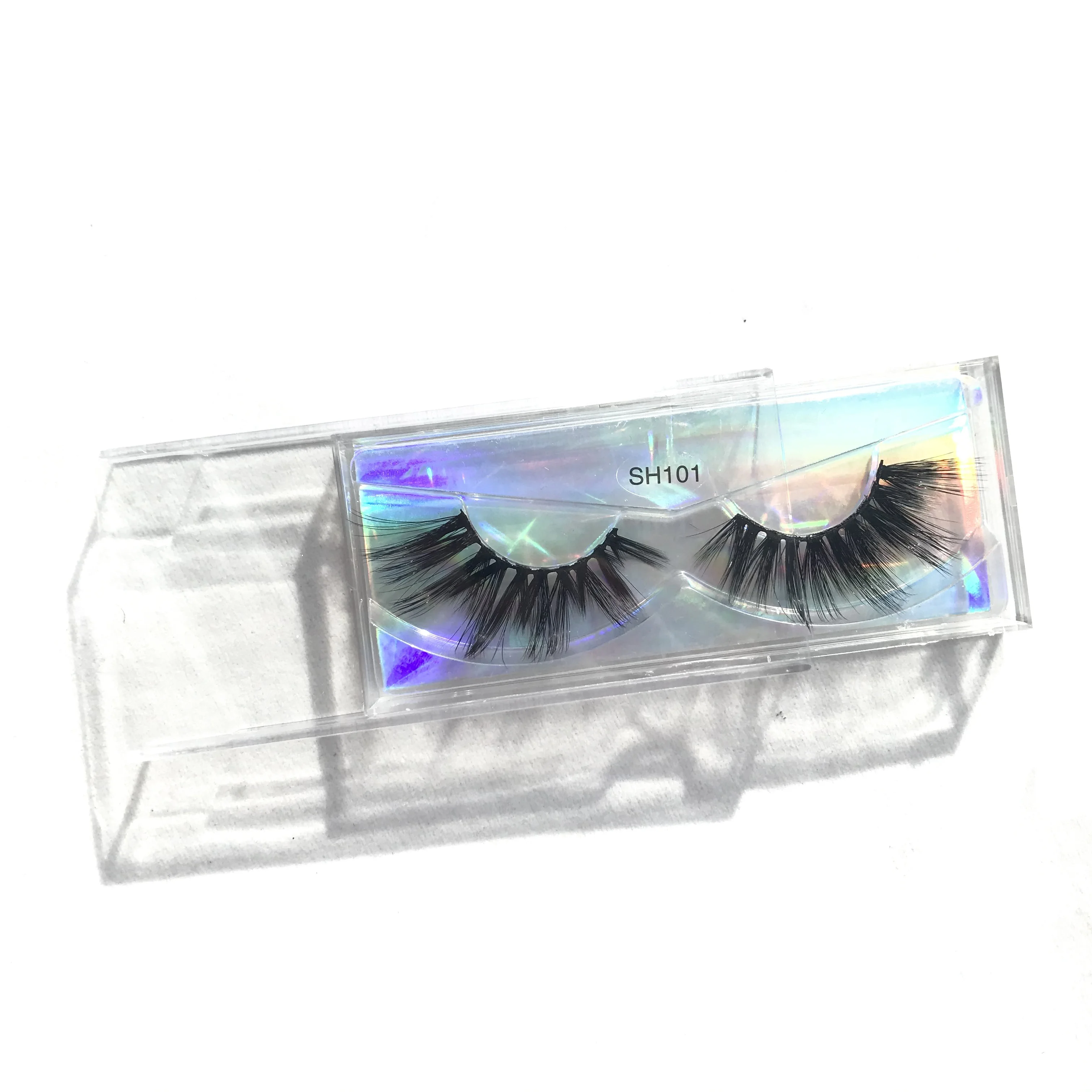2024 hot sell top quality faux mink eyelashes cruelty-free and vegan fiber lashes SH101