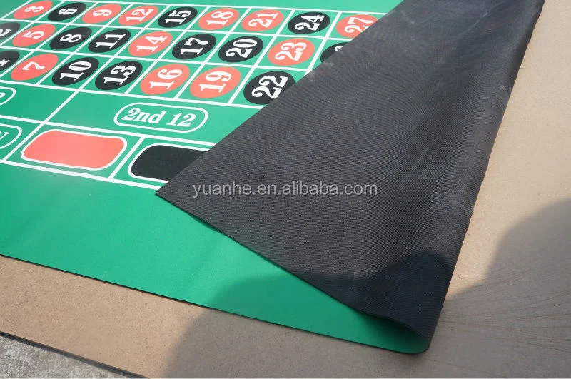 Rubber Foam Casino Table Top Layout Roulette
