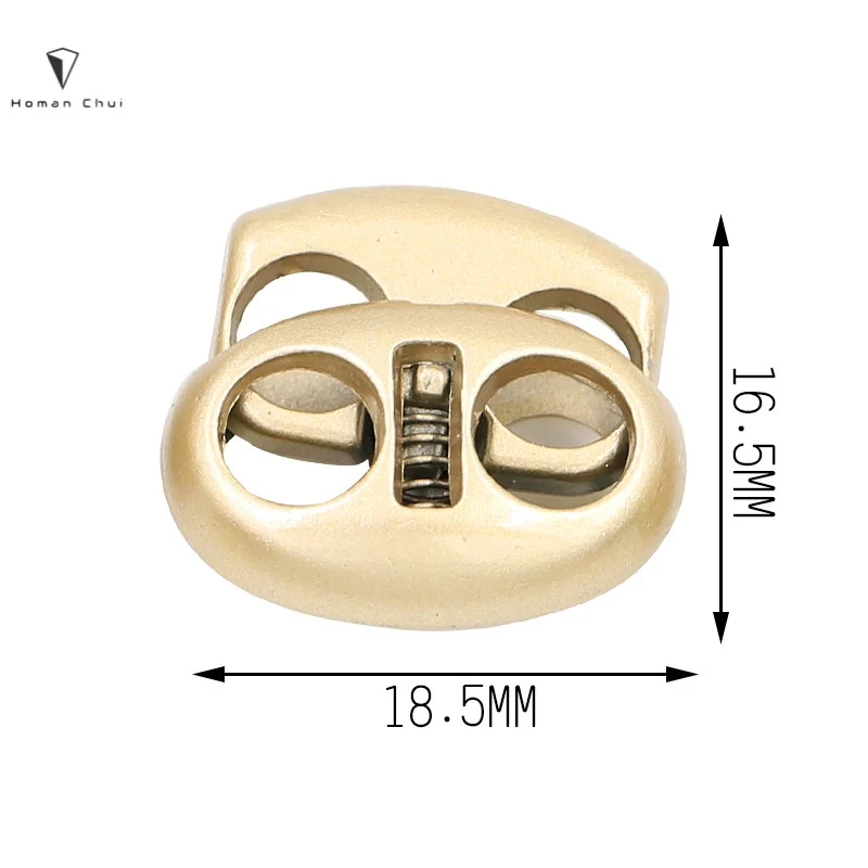 factory price Clothing rope end custom cord spring toggle stoppers for clothing