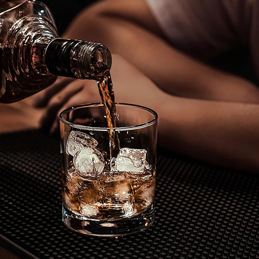 Old Fashioned clear Tumblers Drinking Bourbon Cocktail Cognac Vodka Whiskey glass cup for home party