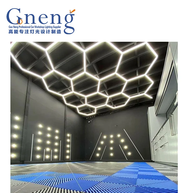 High LightnessTakenow PRO LED handheld Inspection hexagon panel hex led ceiling wall detailing studio poshing workshop light
