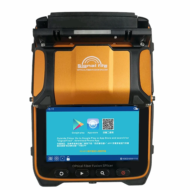 Cheap fusion splicer Six Motors ARC Fusion Splicing Machine Signal Fire AI-9 Optical Equipment Fusion Splicer