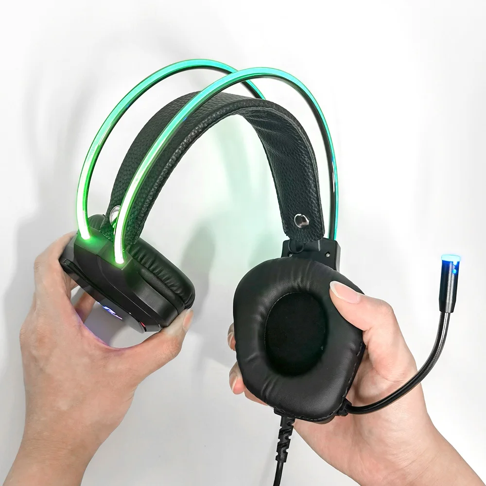 LED gamer Headphone 7.1 Headset Gamer Headset Gamer USB Headphone RGB Gaming Headset Headphones For PC