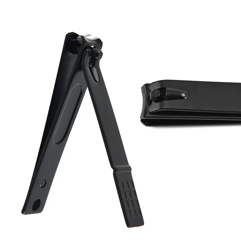 Factory nail clipper 4 pieces set nail scissors with folding PU leather bag beauty manicure nail file tools customized logo