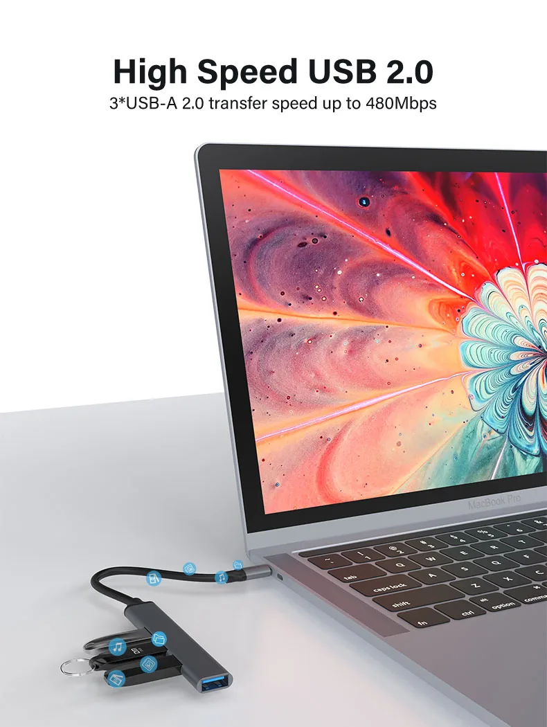 Горячая Распродажа концентратор usb-концентратор 4 порта 3 usb 0 и 1 компьютера