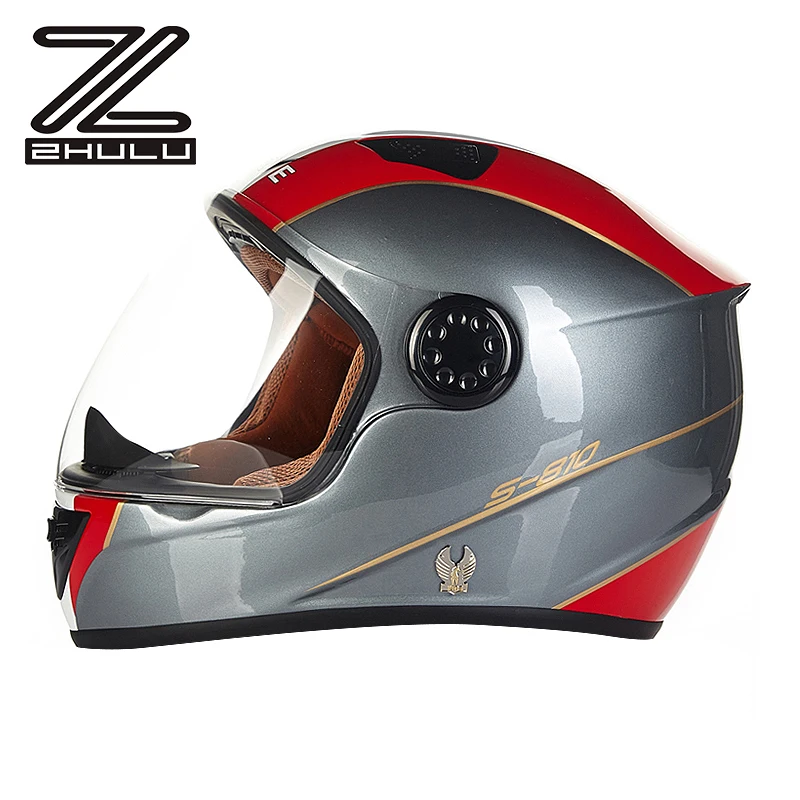 Высококачественный мотоциклетный защитный шлем с защитой от столкновений на все лицо