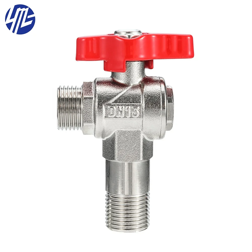 High Quality Wholesale Custom Water Suitable Forged Male Thread Brass Angle Valve