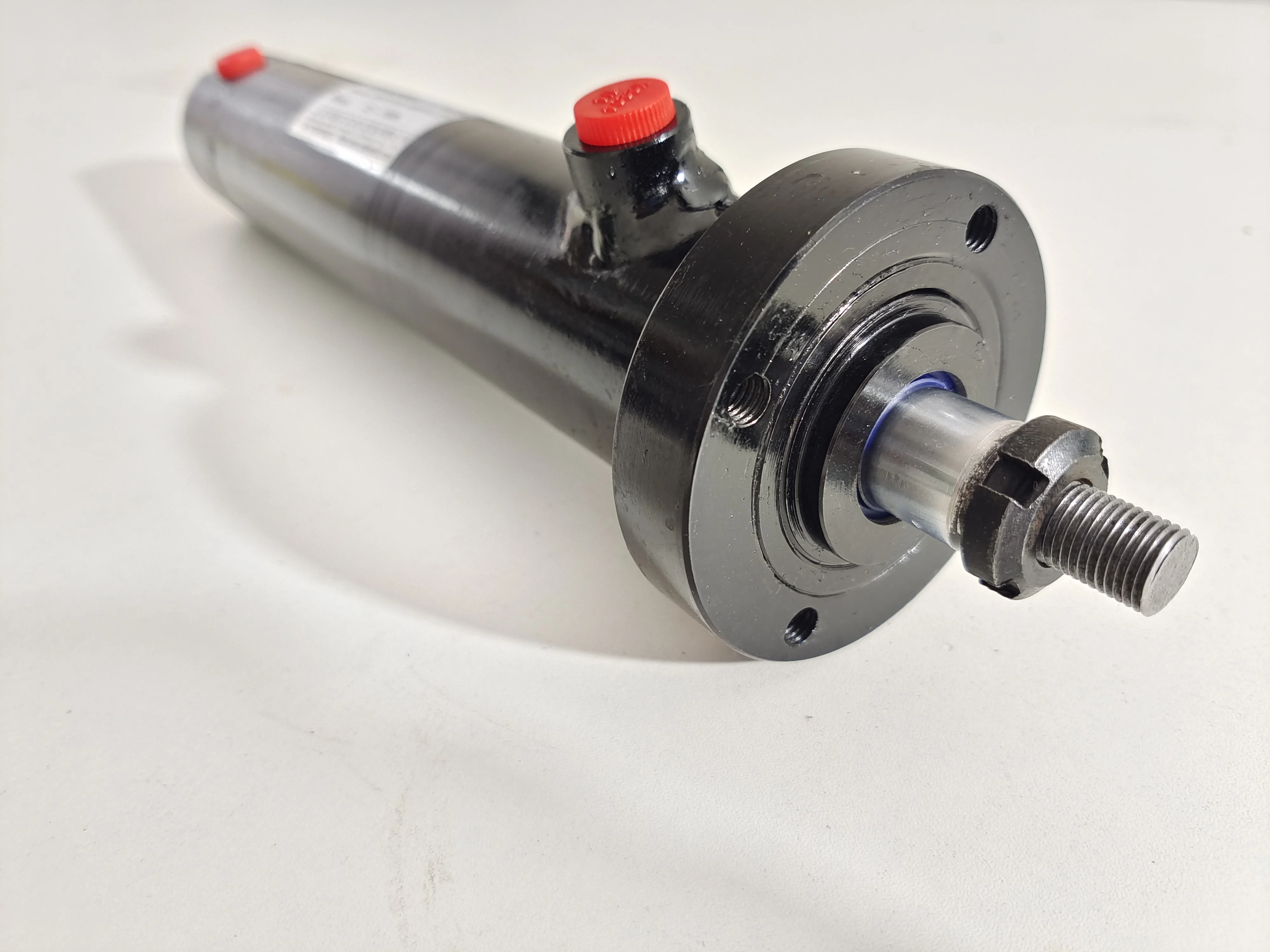 Flange type with chrome plated rod double acting cheap welded cylinders more stable running hydraulic piston cylinder