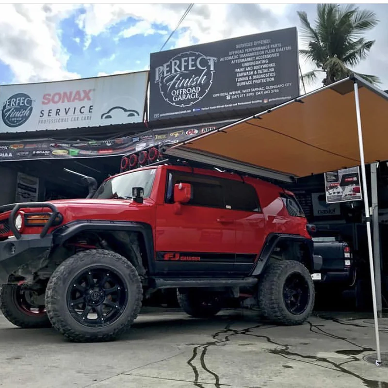 L  Cars side awning tent Ultralight Car Folding oxford side awnings Portable Folding Retractable Rooftop car awning 180