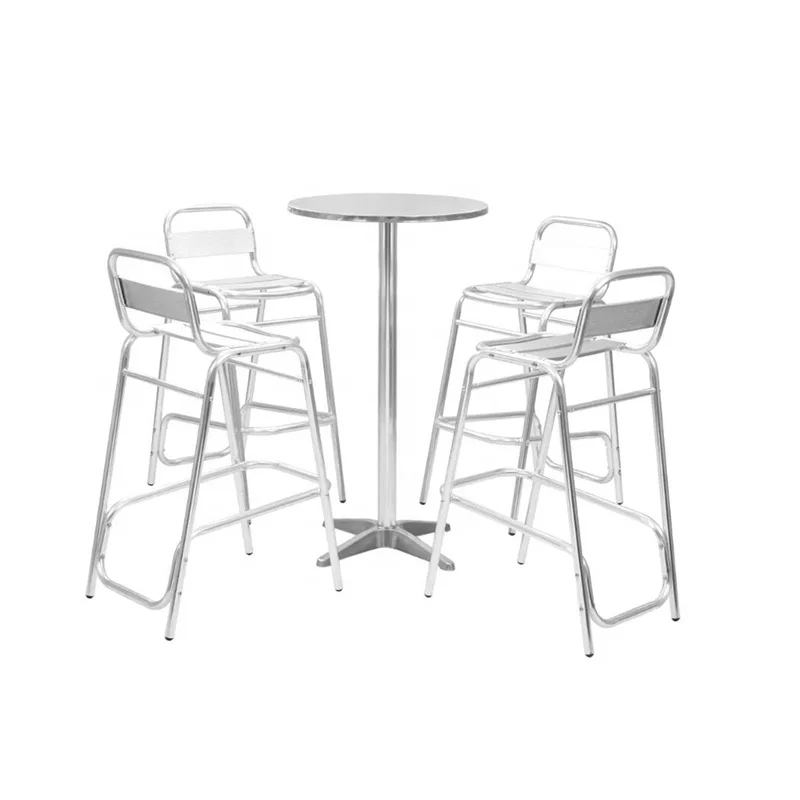 
Industrial Bar Chair Restaurant Chairs Aluminium High Bar Stool 
