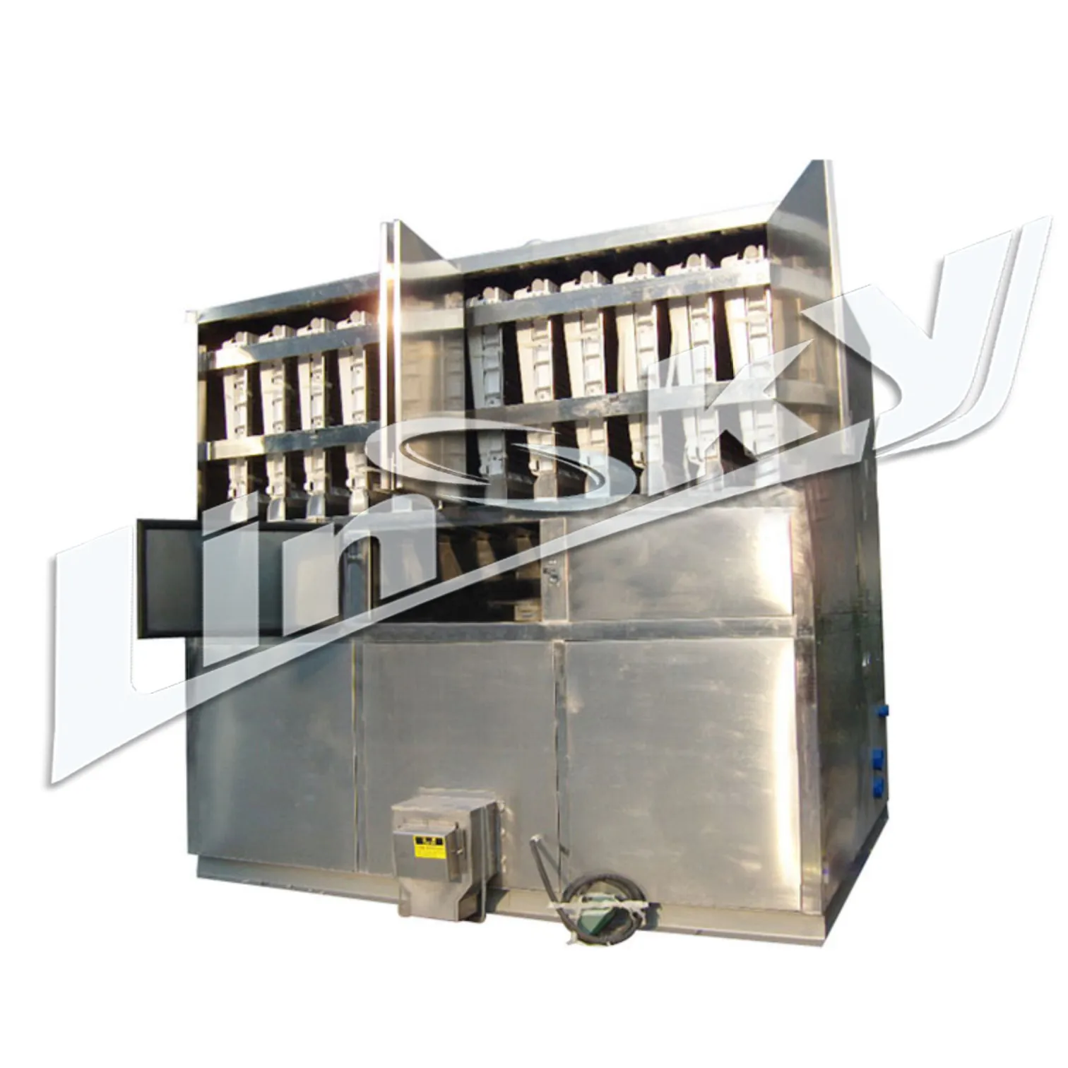 Машина для производства кубиков льда 3 тонны, промышленная машина для производства кубиков льда