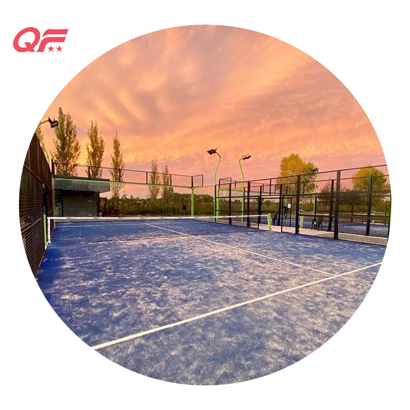 Hot Selling Paddle Tennis court Panoramic Assembled Indoor And Outdoor Padel Court Price