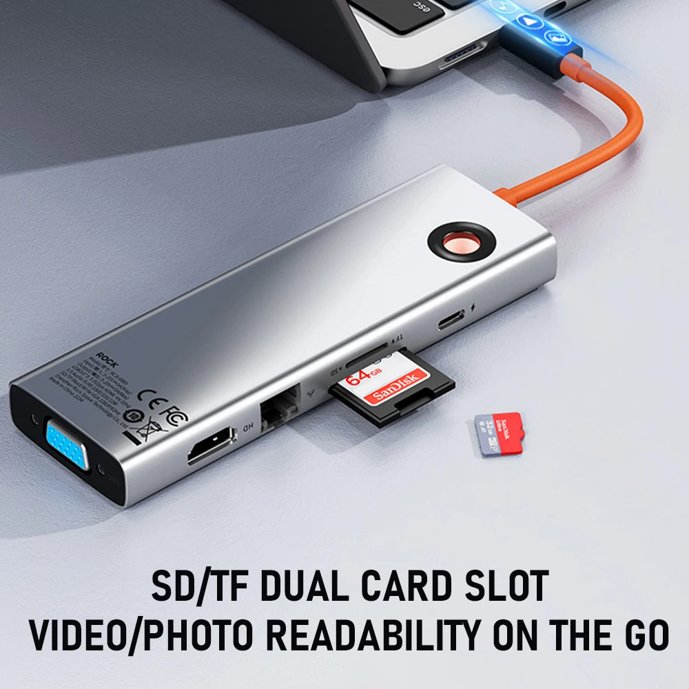 AUFULA Wholesale customized hub station dock 10 in 1 type c power adapter multiport hub usb hub