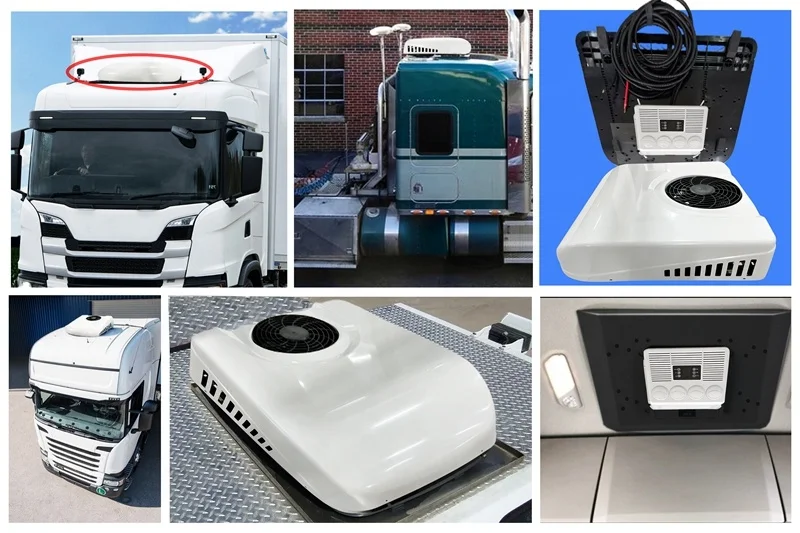 CE cheap air conditioner for truck  TKT-20ERT DC12v 24v high cooling capacity 3000w 10230BTU roof top mounted for RV campei van