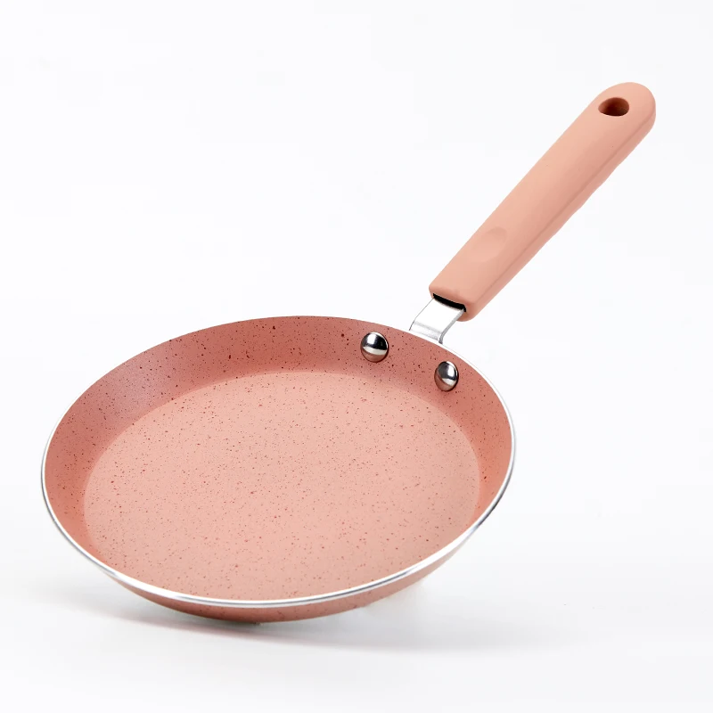 Aluminum Low Frypan Marble Pancake Non Stick Frypan Pan