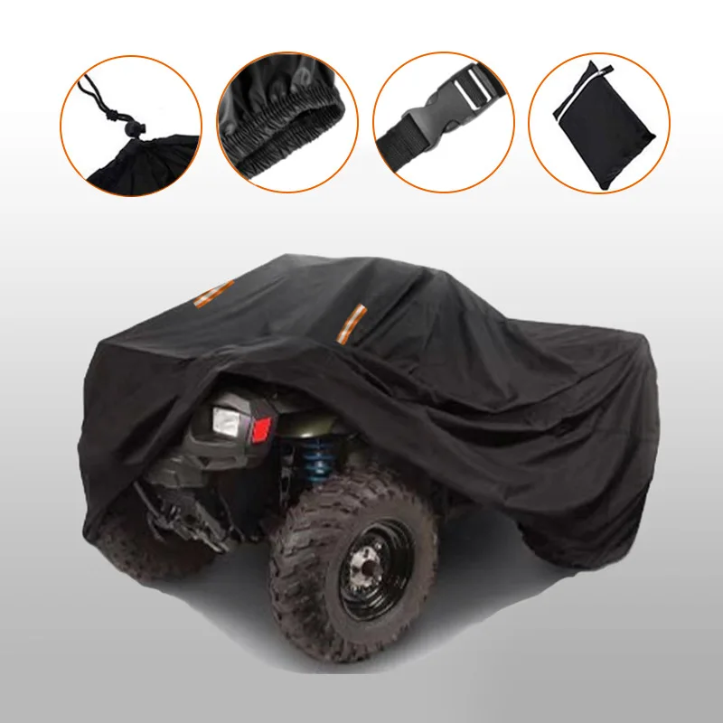 High Quality Hot Sale ATV Cover Outdoor Waterproof Sun UV Dust Rain Protection ATV Dust Cover