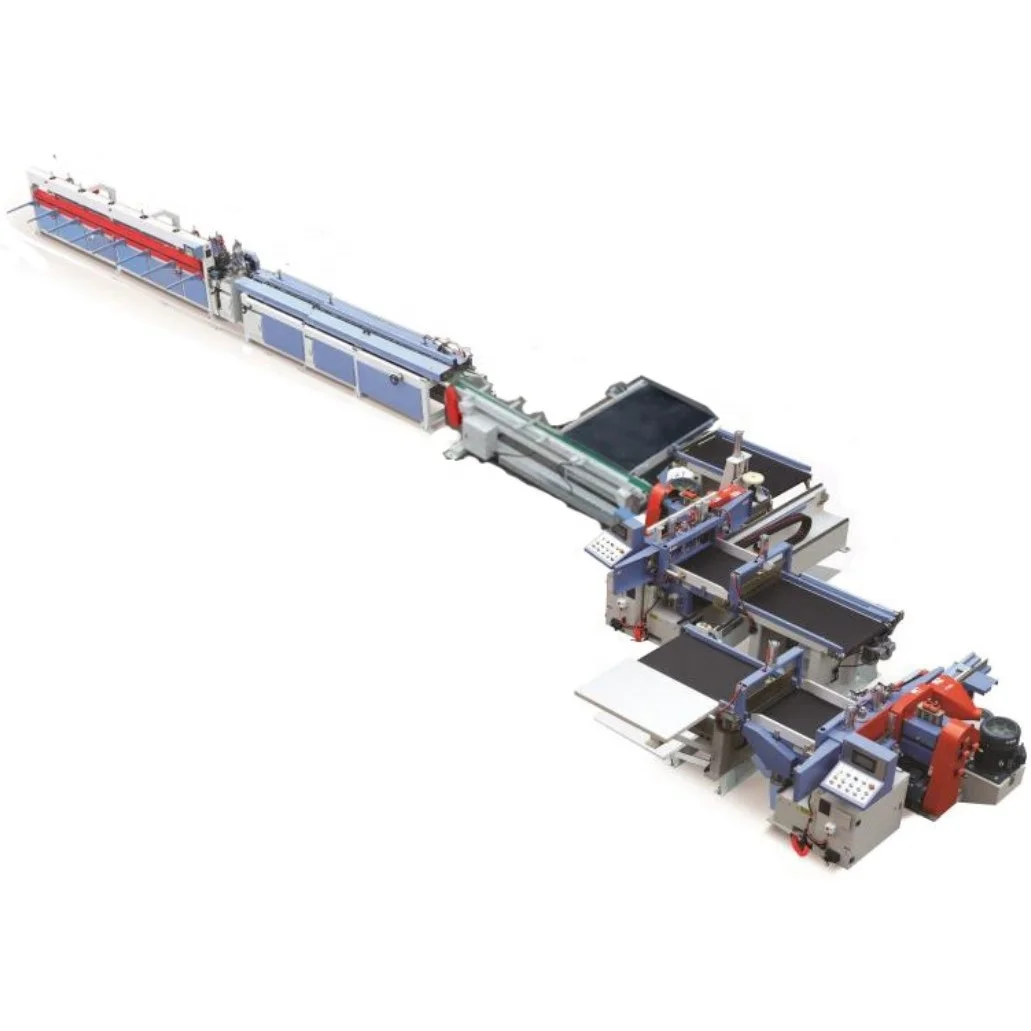 Full Automatic  Finger Joint  Production Line Wood Shaper Press Machine