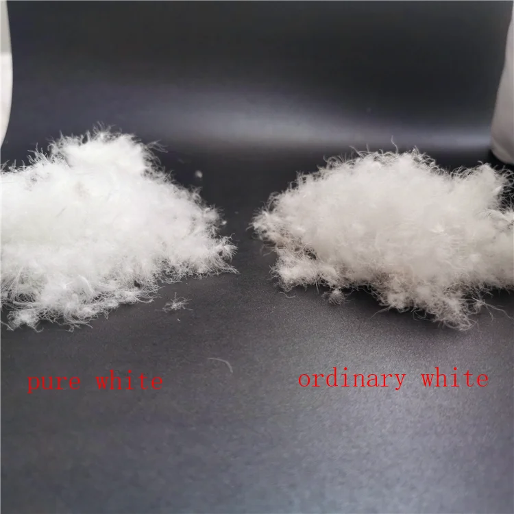 95% Big Washed Pure White Muscovy Duck Feather Down for Jacket Japanese Standard