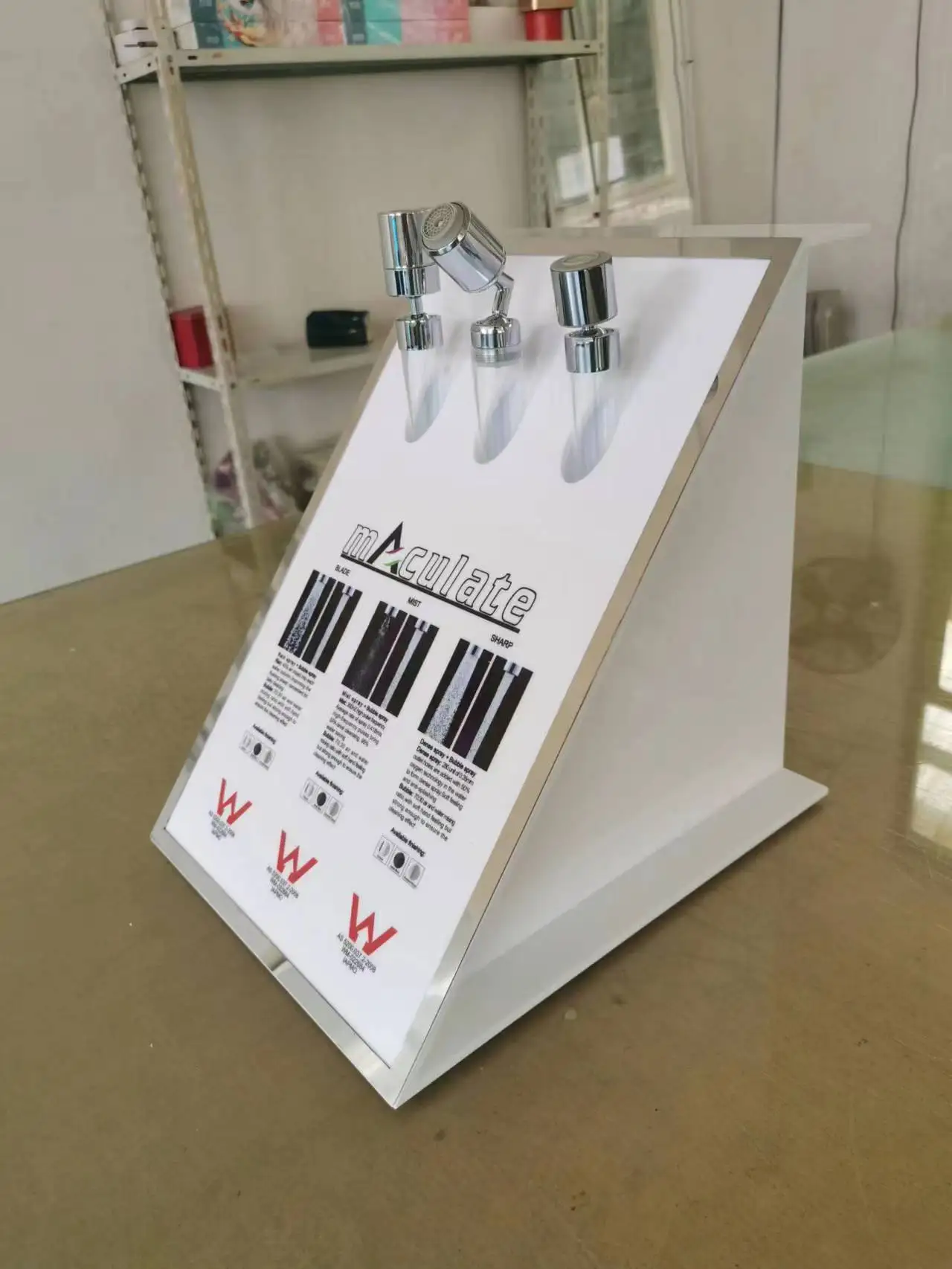 Custom Countertop Display Stand Faucet display stand Professional Custom Display stand