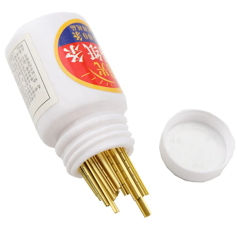 tin paper Crescent-shaped aluminum foil with AB Kabbah Dedic locksmith supplies 100pcs Tin foil lock pick tool in yellow 0.06MM