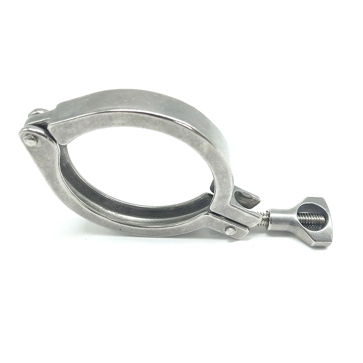 SS304 316L Clamp Sanitary Stainless Steel Fittings China Single Pin Clamp 13MHH