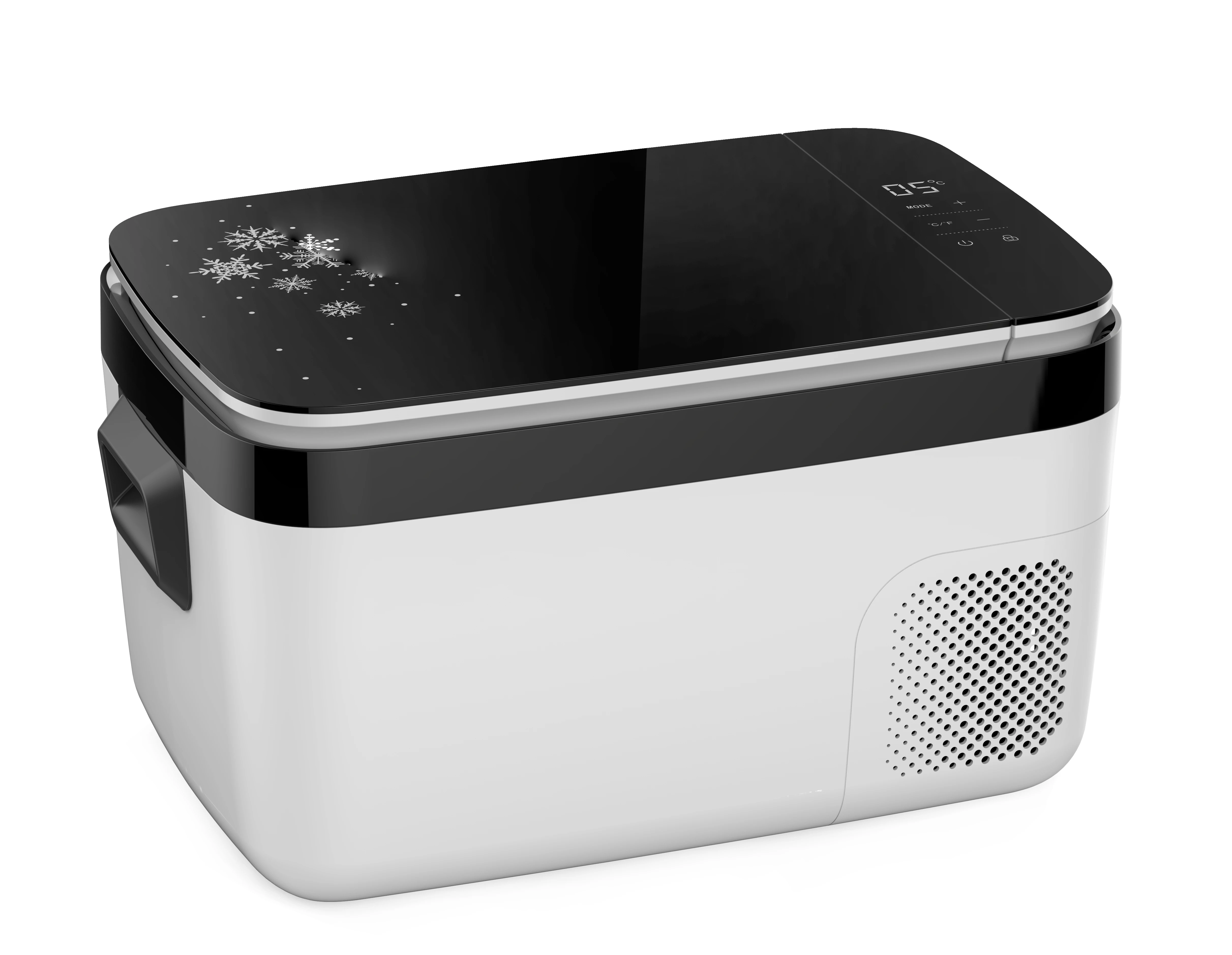 DC 12V/24V mini portable freezer car refrigerator for Cars/Road Trips/Homes/Offices