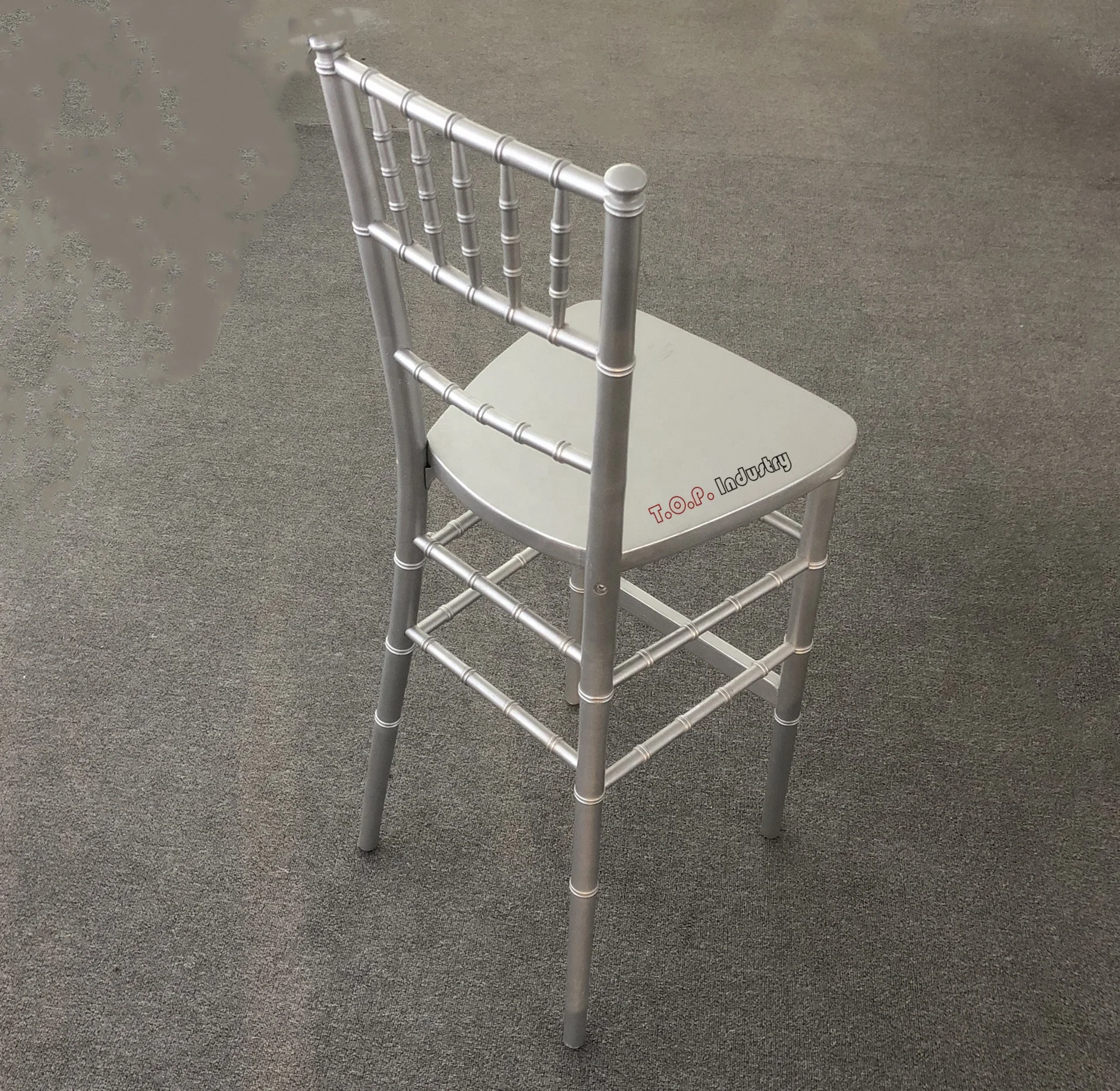 Silver Wood Chiavari Barstool
