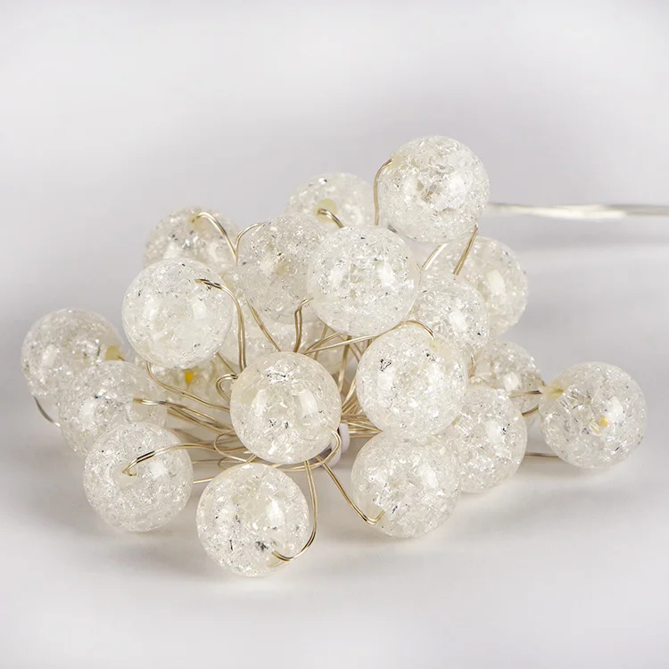 Микро-гирлянда на батарейках с 25 светодиодами украшение для дома