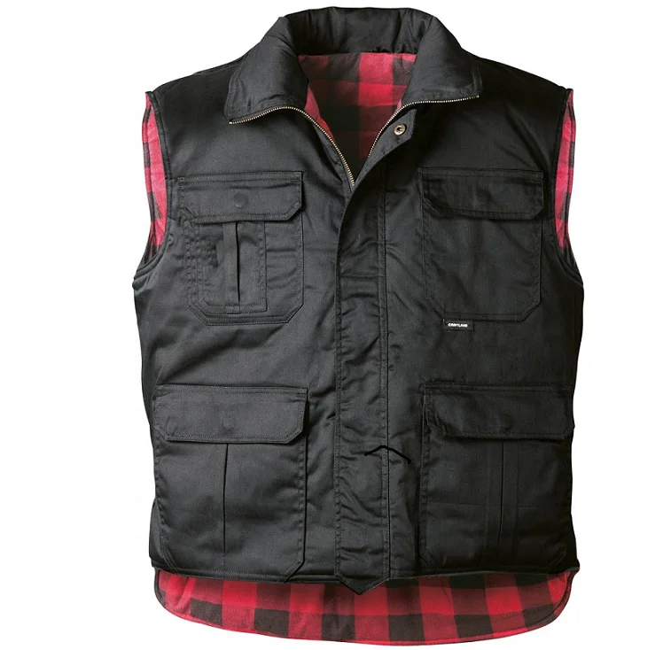 
Padded quilted Flannel liner Ranger working Vest Trucker body warm waistcoat Outdoor Hunting and Fishing Kidney protection vest  (1600186411781)