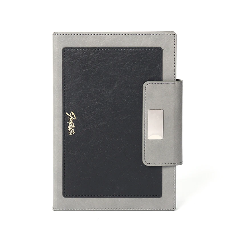 2024 hot sale A5  customized logo pu leather journal business notebook  with custom logo for gift  school use