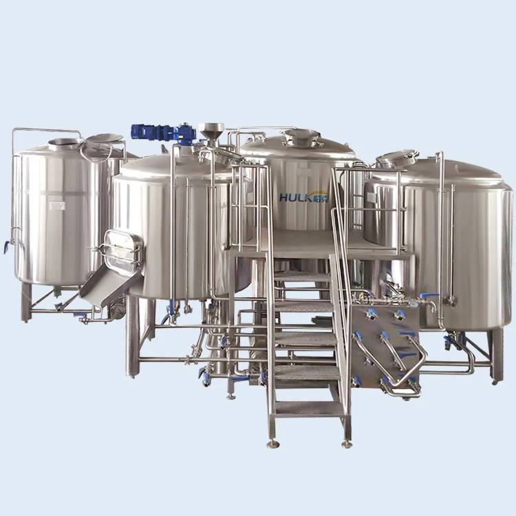 1000 Liter Industrial Beer Making Machine Stainless Steel Beer Brewing  Equipment