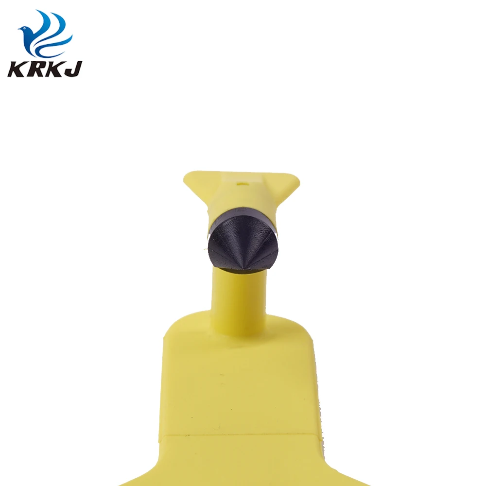 Cettia KD550 three size available quality colourful tpu material animal plastic cattle one piece ear tag for livestock