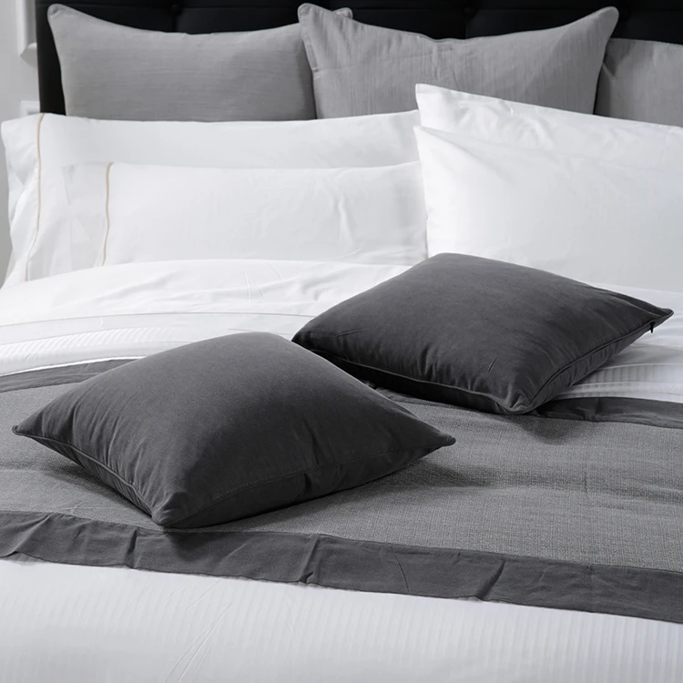 Luxury  5 star Hotel Bedding  Bed Runner  Cushion Cover Set