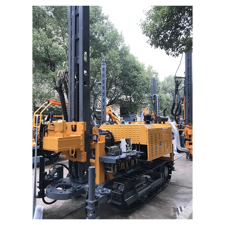 Hot sales 180m Depth KW180 Multifunctional Drilling Rig Portable Water Well Crawler Drilling Rig Price