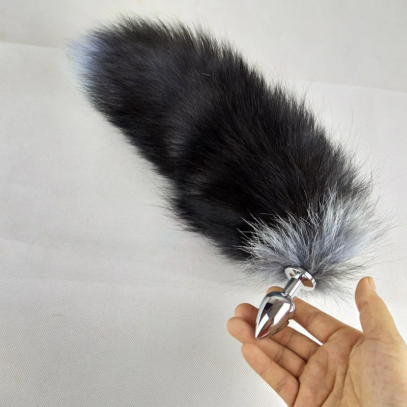 Quaige cat dog tail anal plug butt chin butt-plug with tail manufacturer tail fux gay boy anal toys