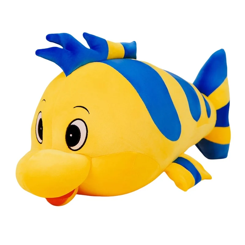 new arrival Creative stuffed sea animal tropical fish soft plush toys cheap personalized logo plush toys