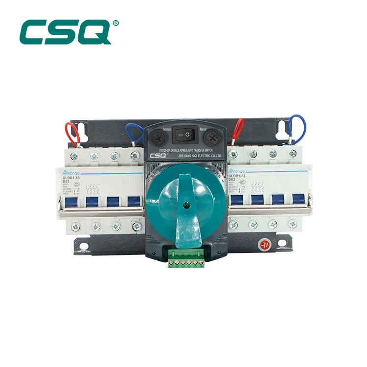 
CB Class 63A 2P Automatic Transfer Switch ATS Transfer automatic switch 60a changeover switch home use Best ATS china supplier 