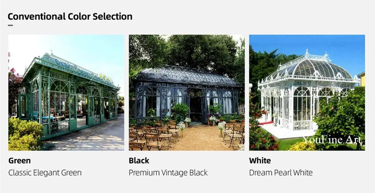 youfine iron gazebo color