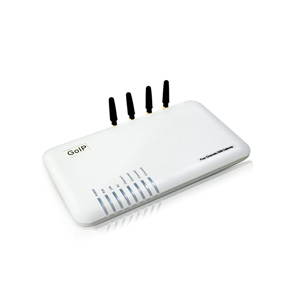 voip product gsm sim box gateway goip 4 port sms device server