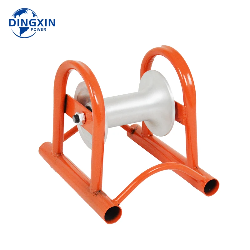 Electric Cable Laying Roller Telecom Triple Cable Block Pulley Cable Roller Sheave Assy