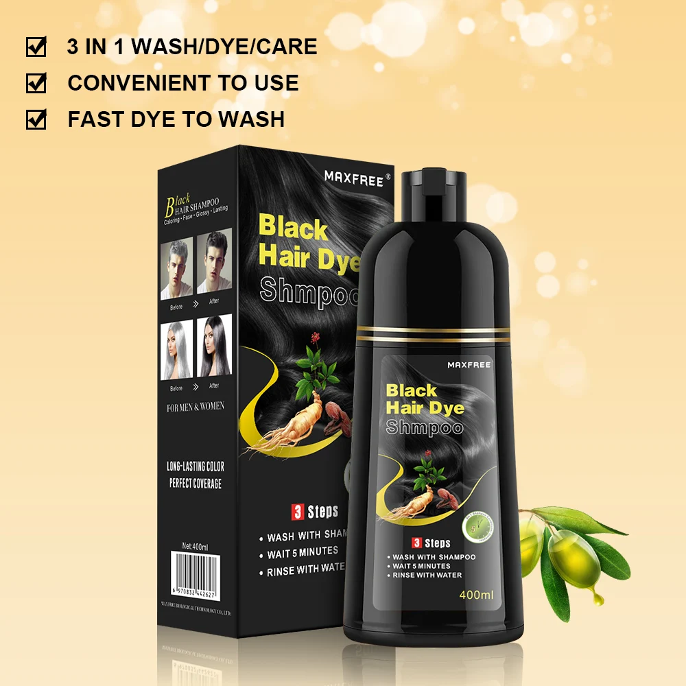 Hair Black Shampoo Hair Dye Shampoo For White Black Hair Color Dye Shampoo