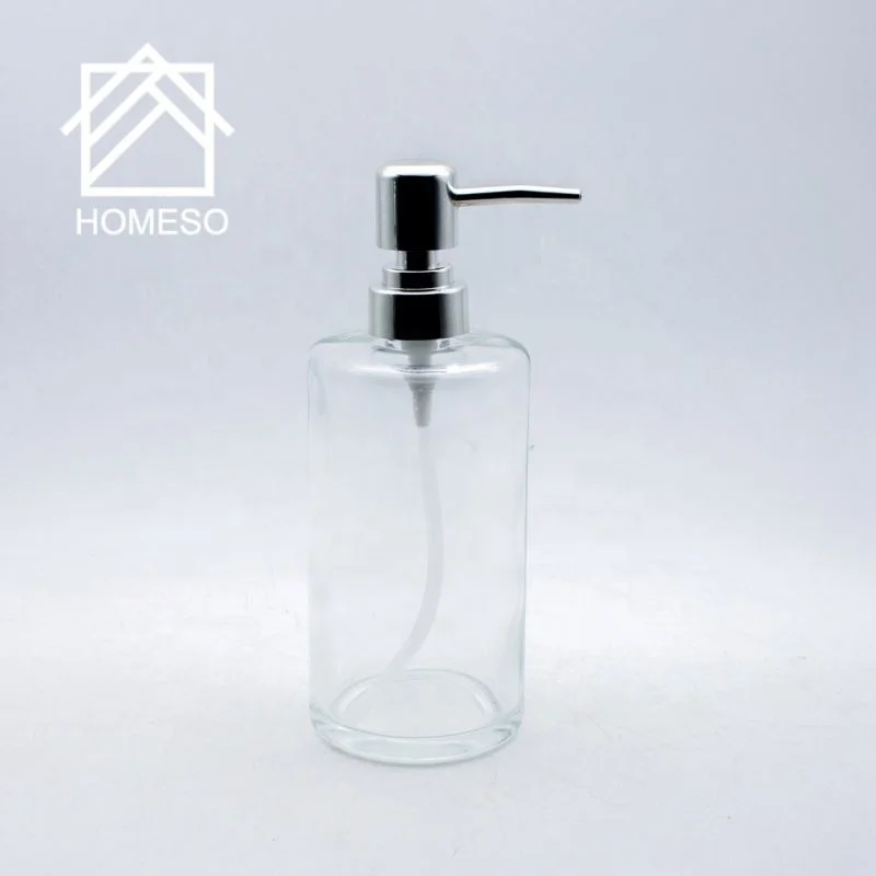 
Hot sales matt black with pump good price wall mounted bathroom Accessories frosted glass soap dispenser 