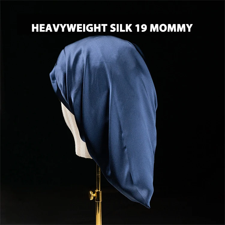 Custom Made Designer Bonnets and Durags Satin 100% Natural Silk Nightcap for Woman