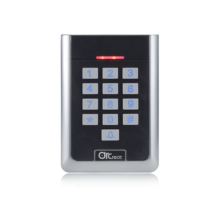Factory Price Metal case waterproof access control system 125Khz EM rfid keypad card reader