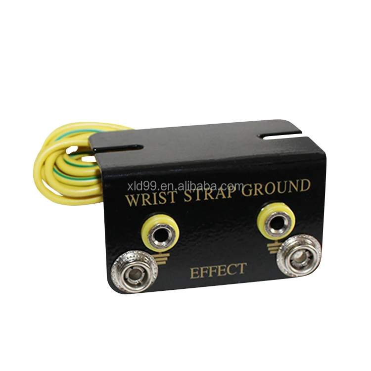 2022 New L type wrist strap bench antistatic box esd earthing plug esd grounding socket