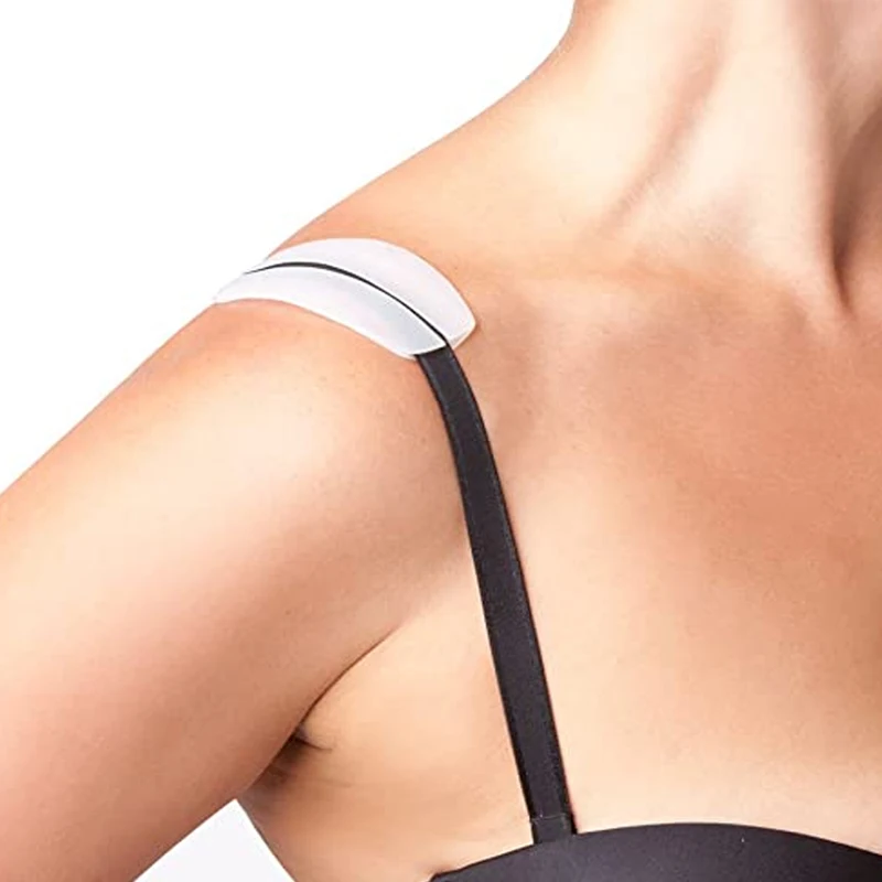 Amazon Hot Selling High Quality Ladies Soft Silicone Anti-slip Shoulder Straps Relieve Shoulder Discomfort Shoulder Pads