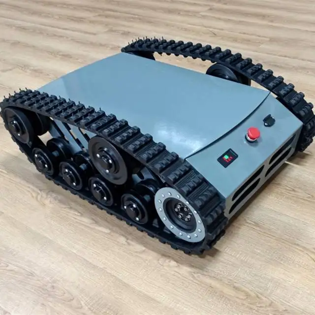 All-Terrain 100kg Automatic Walking Driving Robot Tank Mecanum Wheel Set ATV Rubber Track Chassis Construction Machinery Parts