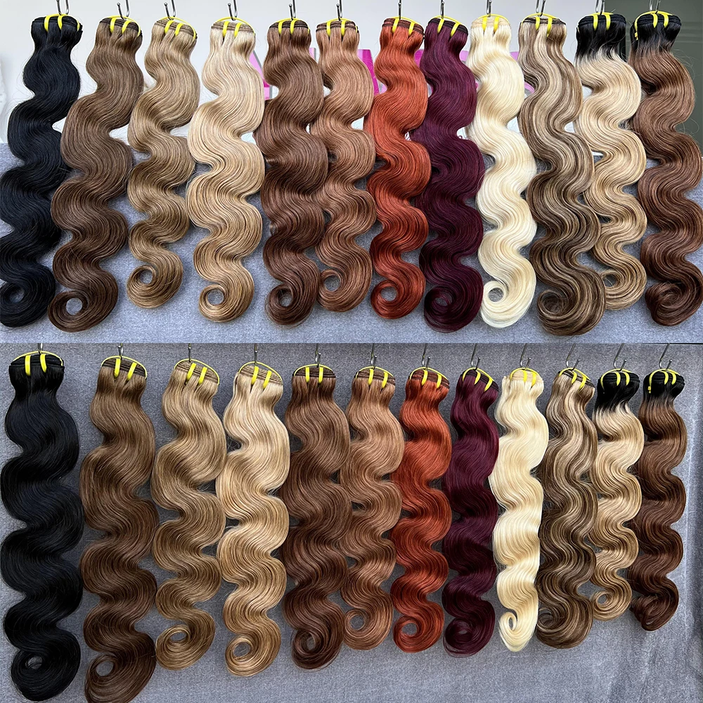 Wholesale Vietnamese Hair Vendors, Body Wave Mink Raw Brazilian Virgin Human Hair, Double Drawn Raw Cuticle Aligned Hair Bundles